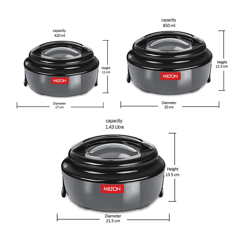Milton Culina Casserole (420 mL/850 mL/1.4 L) - Set Of Three media 10