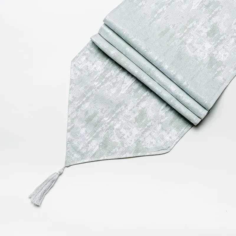 Ketty Jacquard Table Runner (Grey) - Small media 3