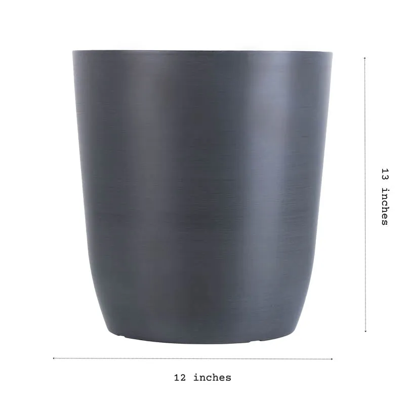 Leaf Nest Planter (Slate Grey) - Medium media 7