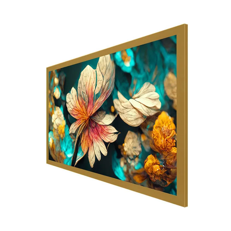 Riam Floral Wall Painting With Frame media 6