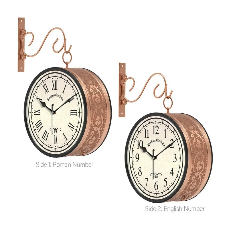 Railmont Double Sided Wall Clock media 4