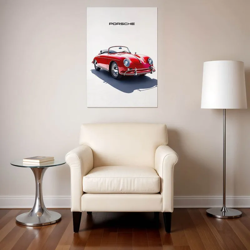 Porsche Passion Wall Poster - Red media 1
