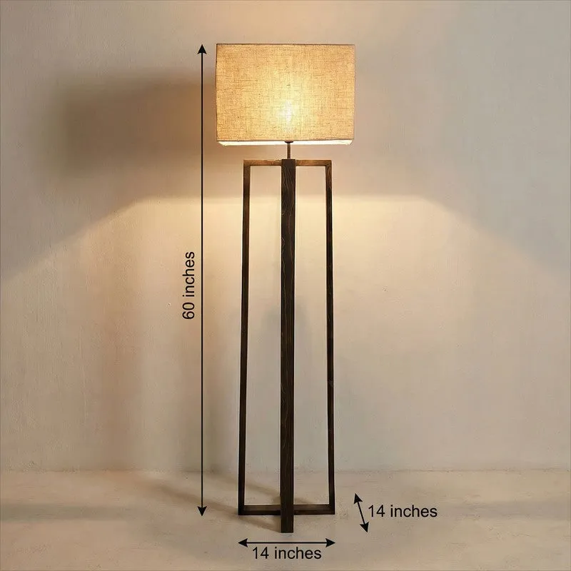 PureShade Wooden Floor Lamp - Brown media 10