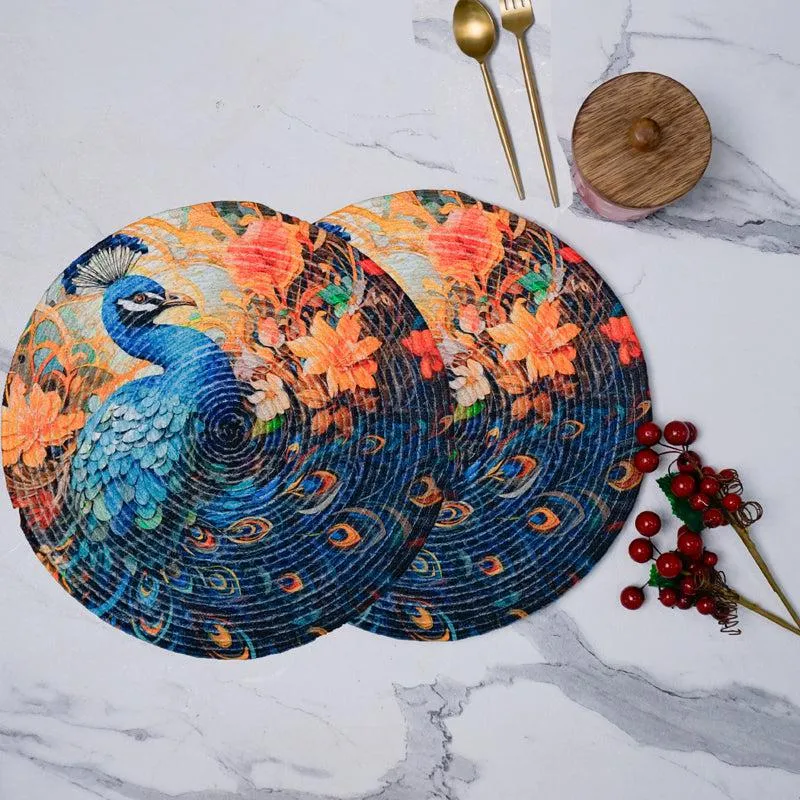 Mayura Heritage Jute Table Mat - Set Of Two media 1