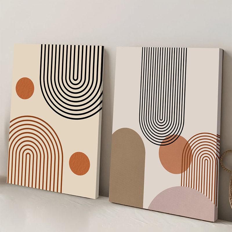 Eleanor Abstract Wall Art - Set of Two media 4