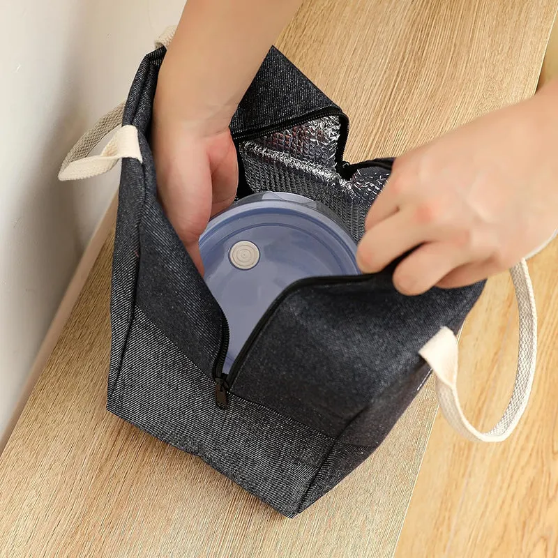 Deliciosa Denim Lunch Bag media 4