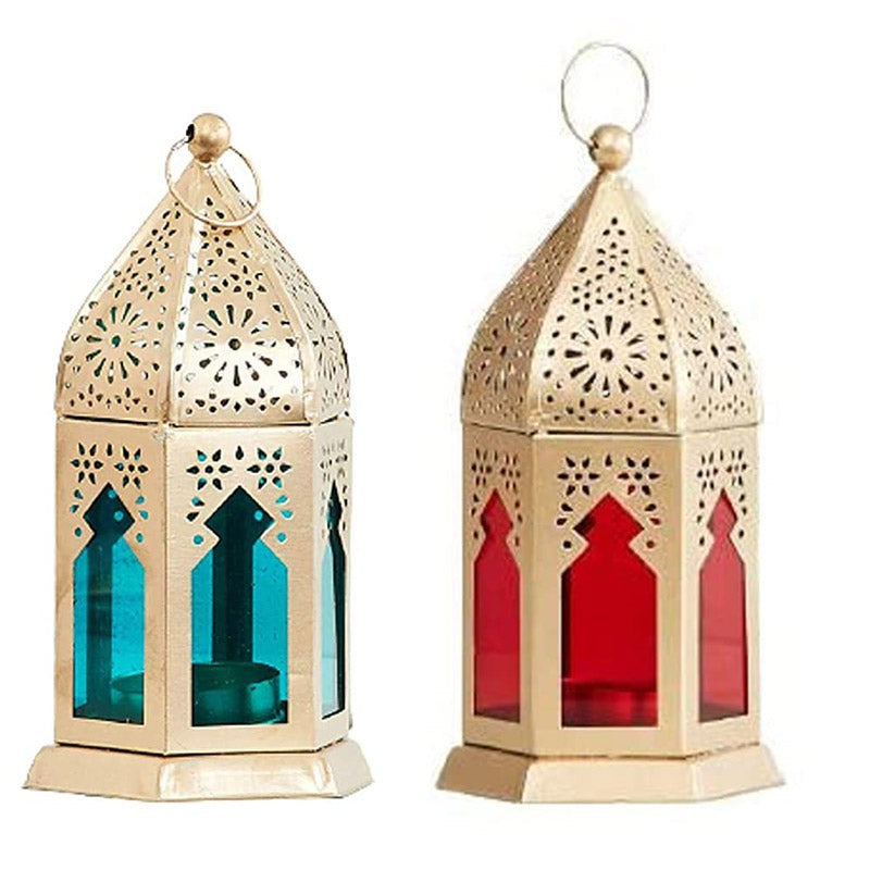 Frusa Morrocan Lantern Tealight Candle Holder - Set Of Two media 3