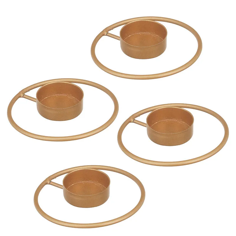 Idola Tealight Candle Holder (Gold) - Set of Four media 4