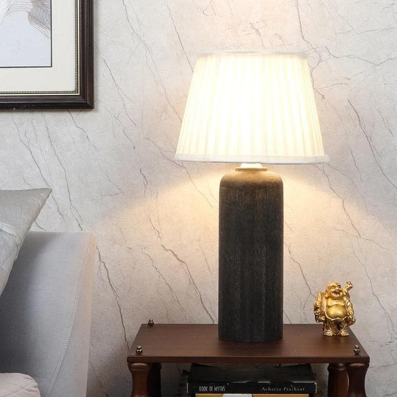Vesara Boon Fabric Table Lamp - White media 1