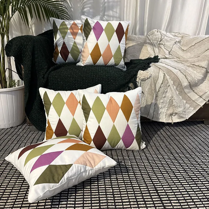 Argyle Cushion Cover - Set Of Five media 1