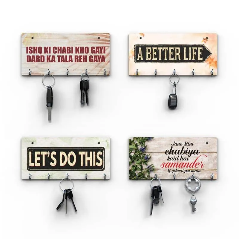 Derva Inspire Key Holder - Set Of Four media 3