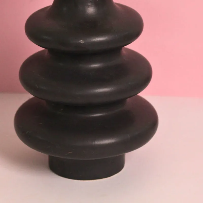 Ulisse Ceramic Vase - Black media 5