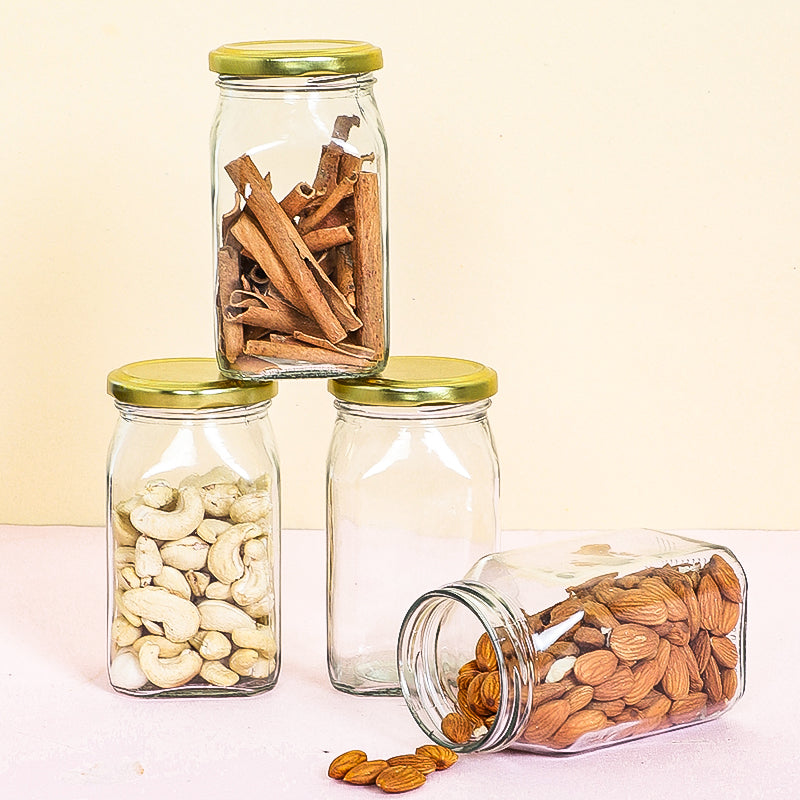 Miros Storage Jar (400 mL Each) - Set Of Three