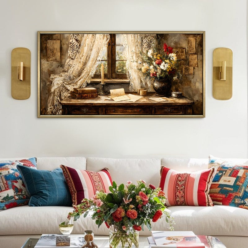 Vintage Candlelit Vista Ambience Wall Art