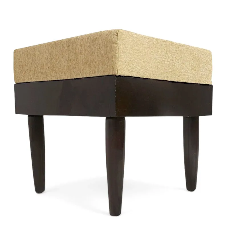 Kavro Sheesham Wooden Stools (Beige) - Set Of Two media 4
