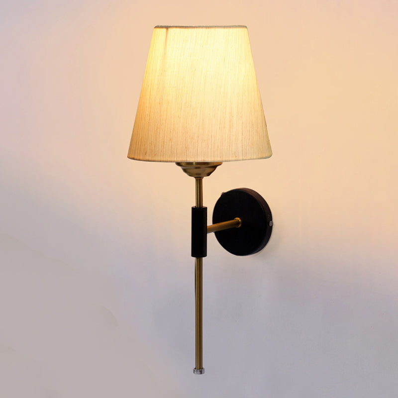 Beryll Steel & Cotton Wall Lamp - Ivory media 4