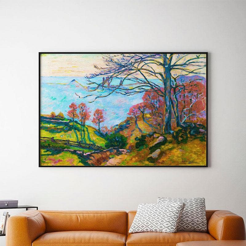 Shedding Canvas Painting - Black Frame