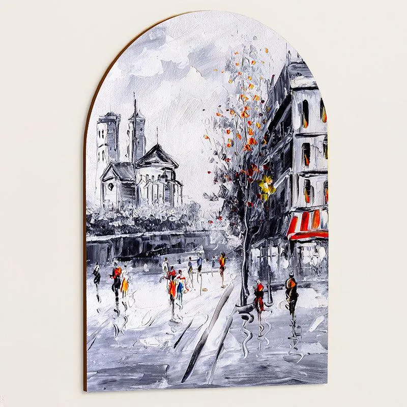 Greyscale Cityscapes MDF Wall Art media 3