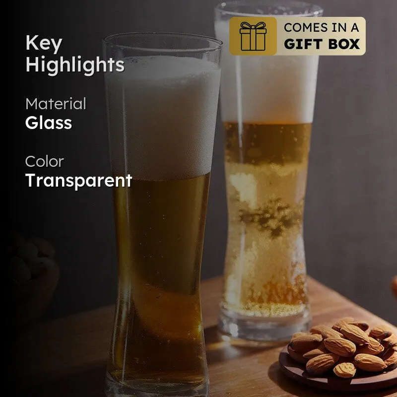 Ravenor Beer Glass(500 mL) - Set Of Two media 2