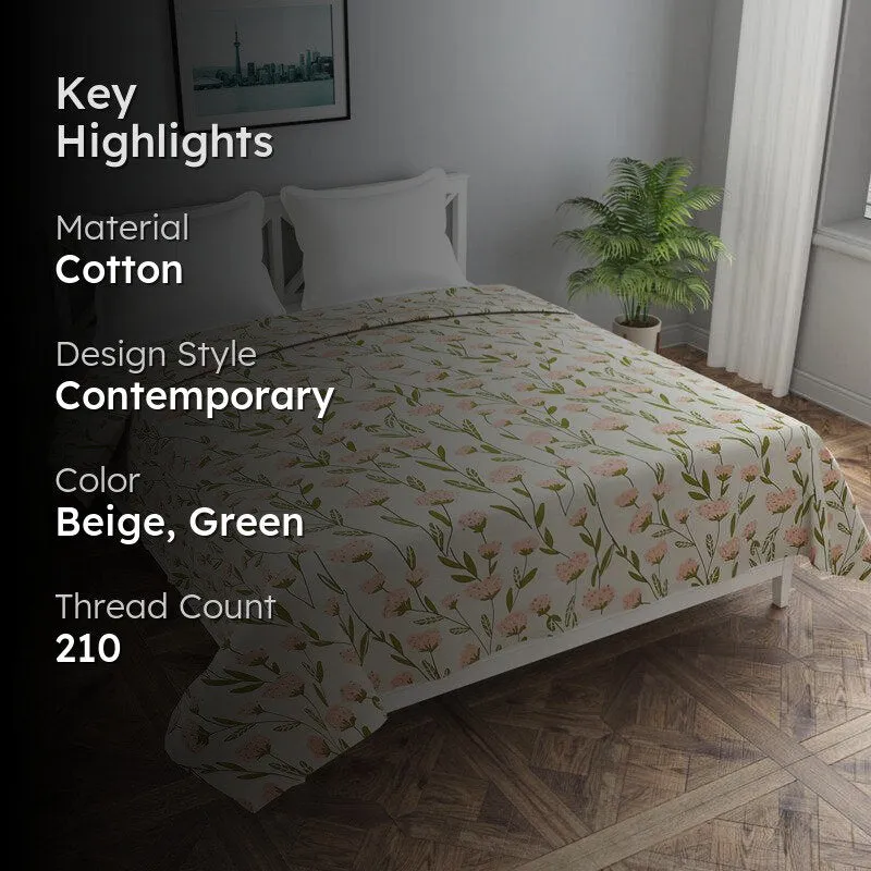 Autumn Garden Cotton Duvet Cover - 210 TC media 2