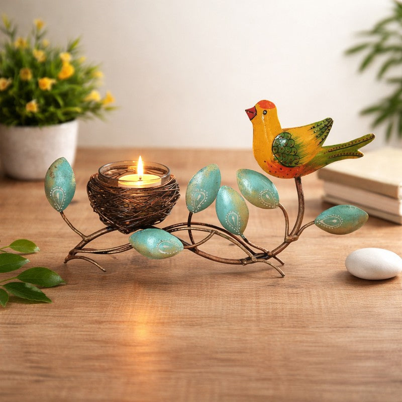 Bird & Nest Iron Showpieces