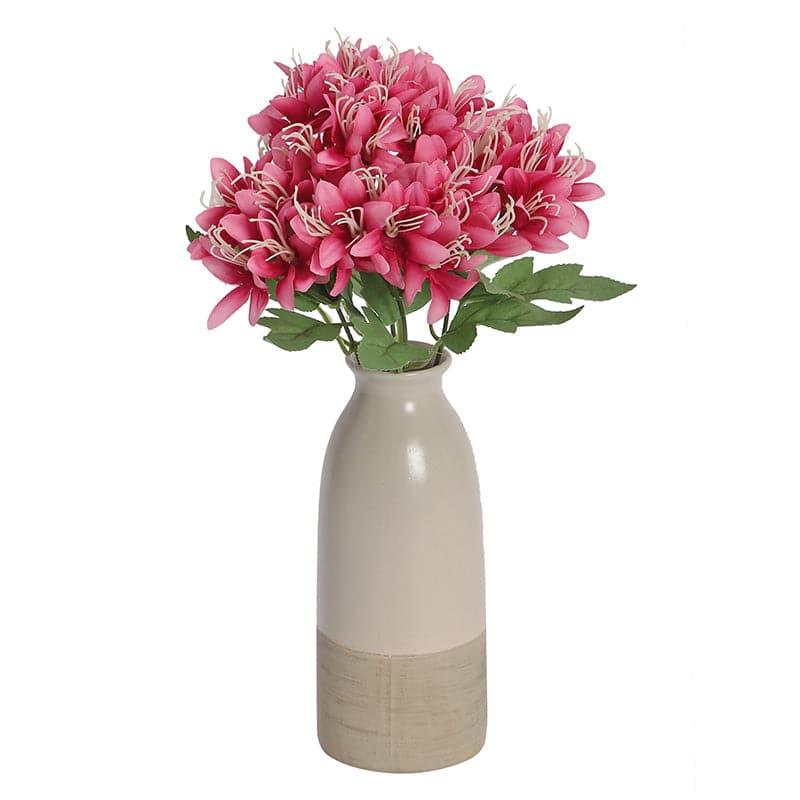 Faux Daisy Amaryllis Bunch (Dark Pink) - Set Of Two media 3