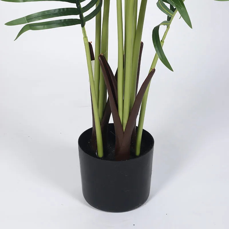 Fangorn Artificial Palm With Black Plastic Pot - 4.6 Feet media 5