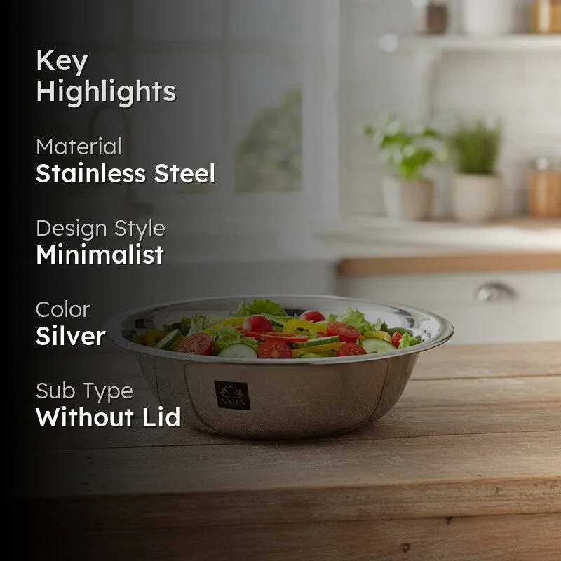 Blendora Stainless Steel Mixing Bowl - 3000 mL media 2