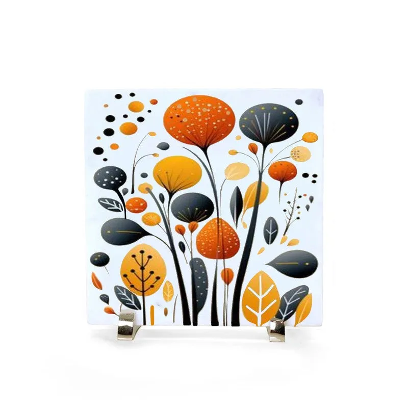 Colorburst Leaves Marble Showpiece media 3