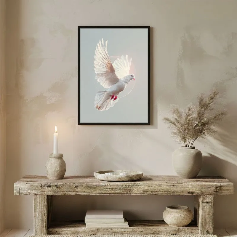 Spirit of Freedom Archival Paper Wall Painting With Black Frame media 3