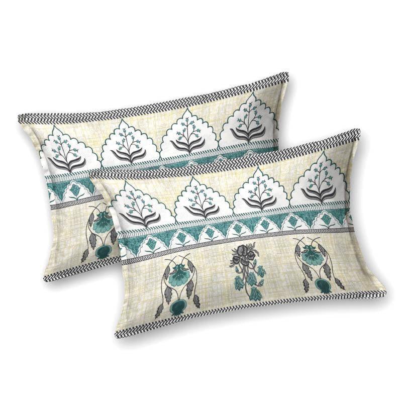 Mustafa Printed Cotton Bedsheet (Lemon) - 240 TC image 4