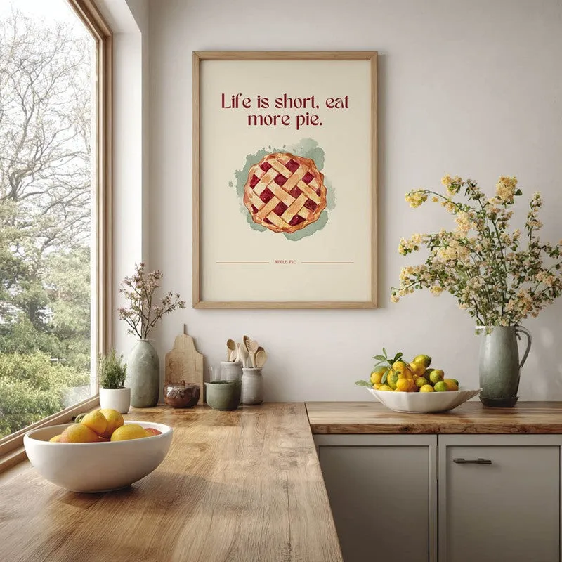 Crust Confession Archival Canvas Wall Art - Brown media 6