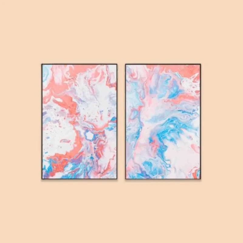 Cotton Candy Wall Art - Set Of Two media 5
