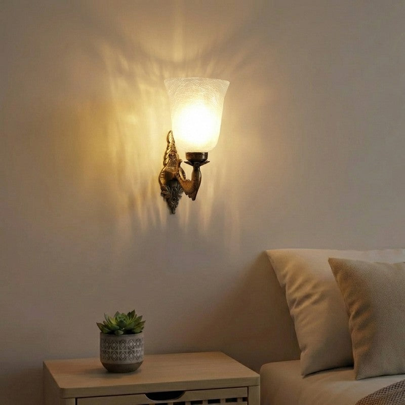 Aeris Crystal Glass Wall Lamp