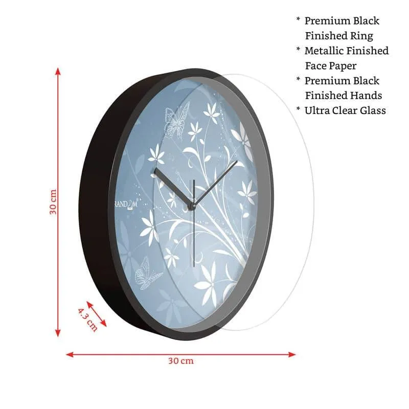 Zephyra Flora Wall clock media 5