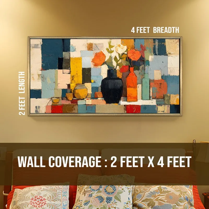 Bloomscape Canvas Wall Painting With Frame media 8