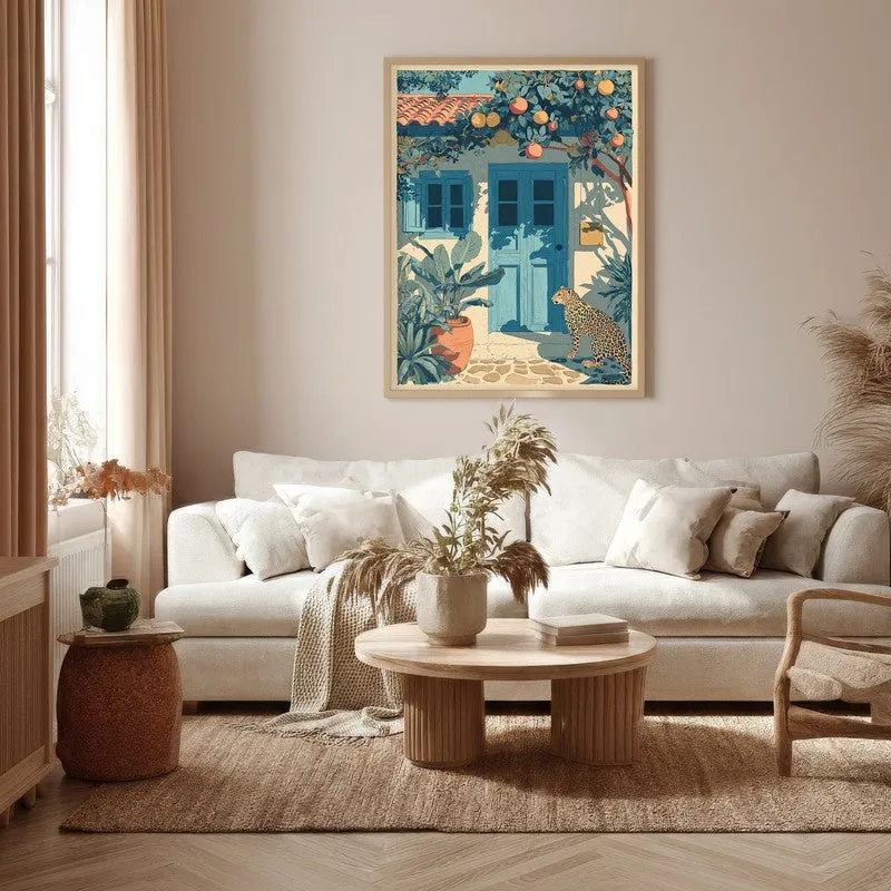 Artful Jungle Canvas Wall Painting - Brown Frame media 5