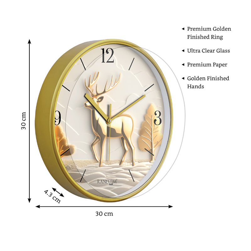 Fairytale Snowland Wall Clock media 5