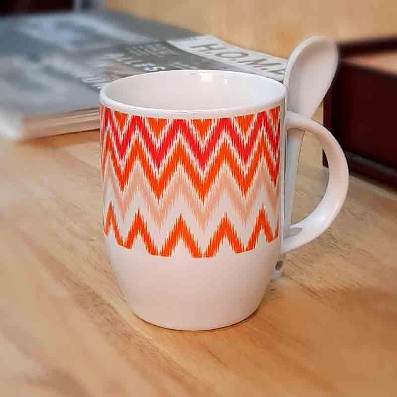 Dazzling Ceramic Coffee Mug (325 mL) - Two Piece Set media 4