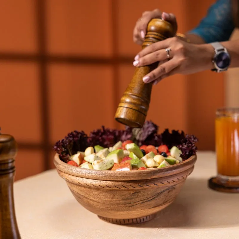 Classic Wood Mixing Bowl - 2600 mL media 4