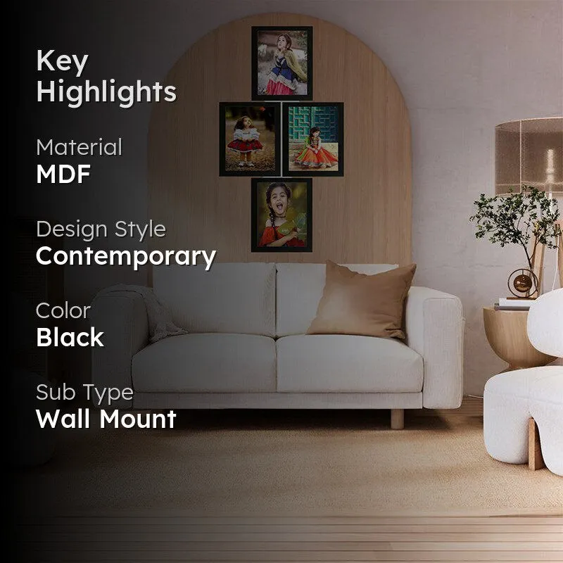 Rêve Photo Frame (Black) - Set Of Four media 2