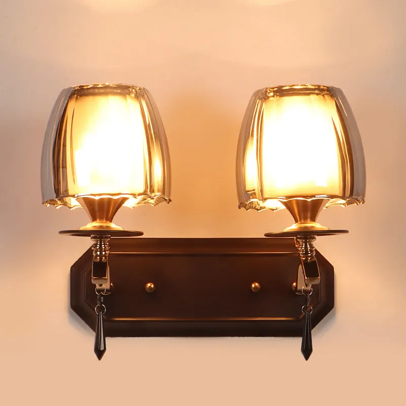 Onyxa II Iron Wall Lamp - Black media 6