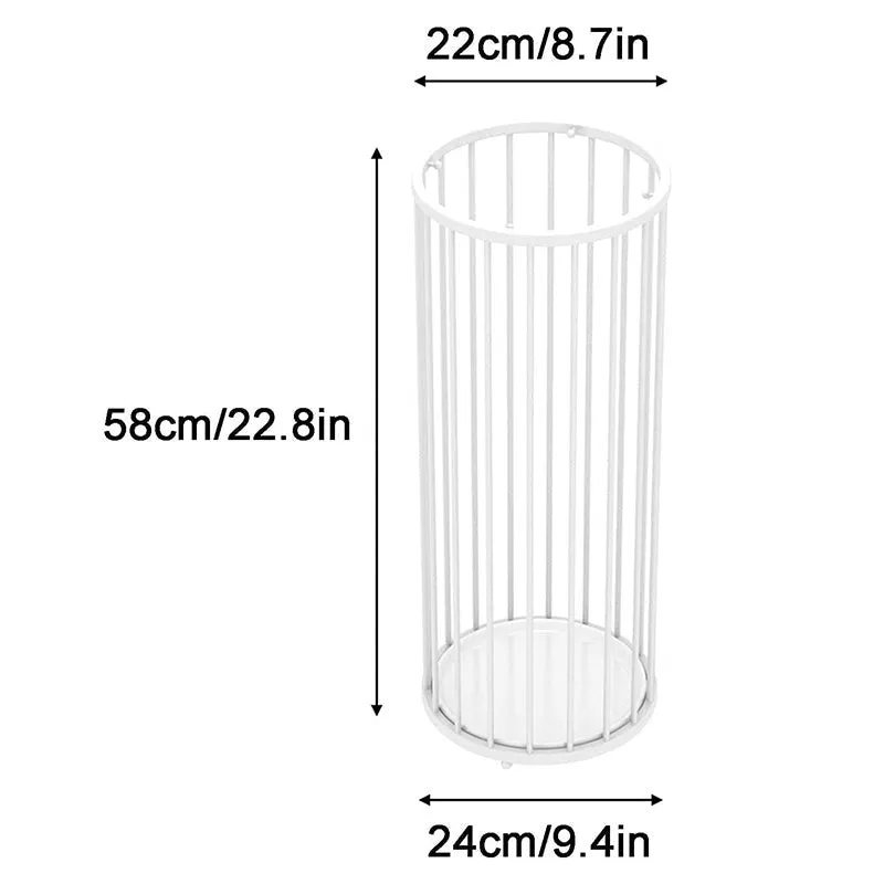 Rain Frame Metal Umbrella Stand - White media 7