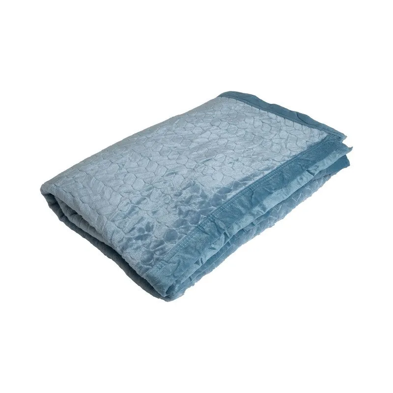 Solida Wool Blankets (Blue) - 330 GSM media 6