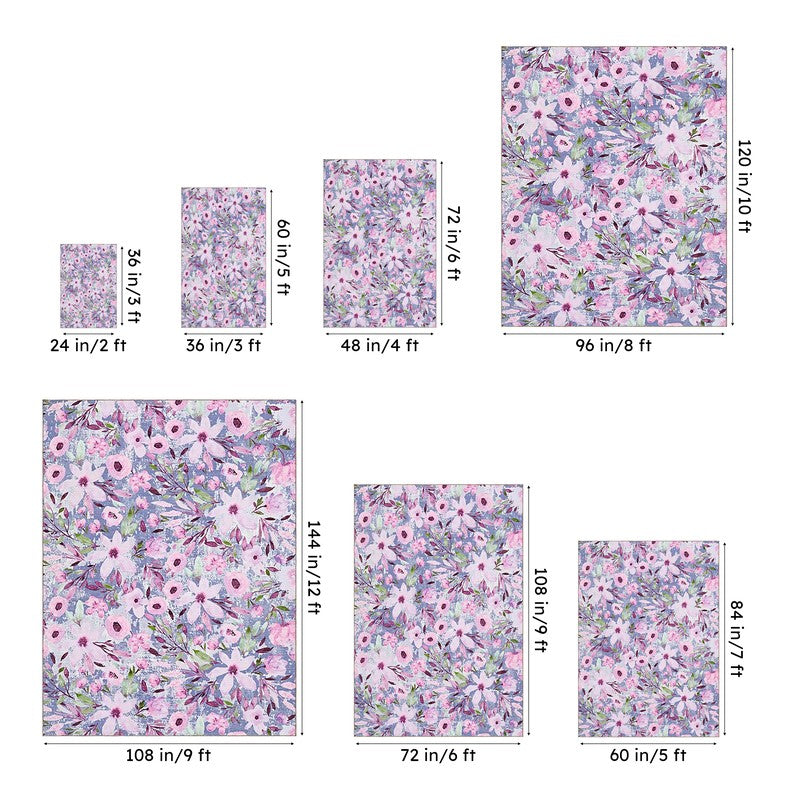 Abigail Floral Carpet - Pink media 12