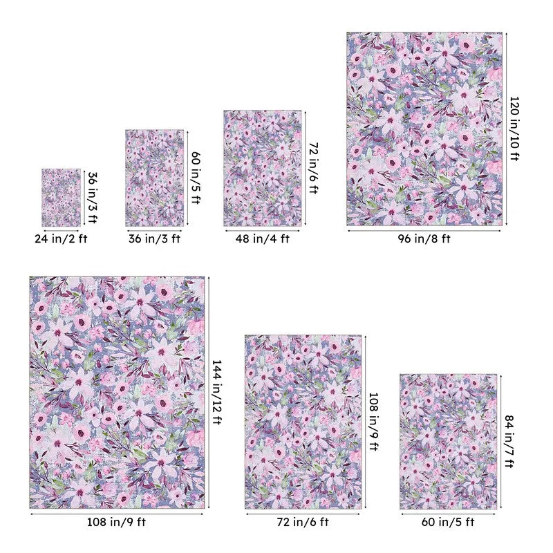 Abigail Floral Carpet - Pink media 12