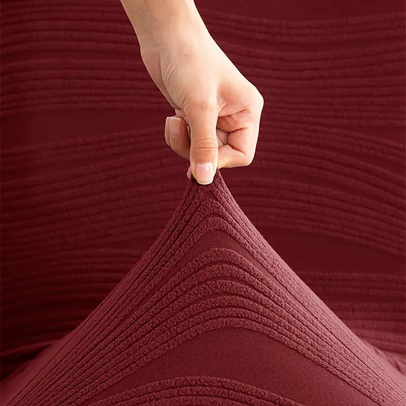 Wrapiq Solid Chair Cover - Maroon media 3