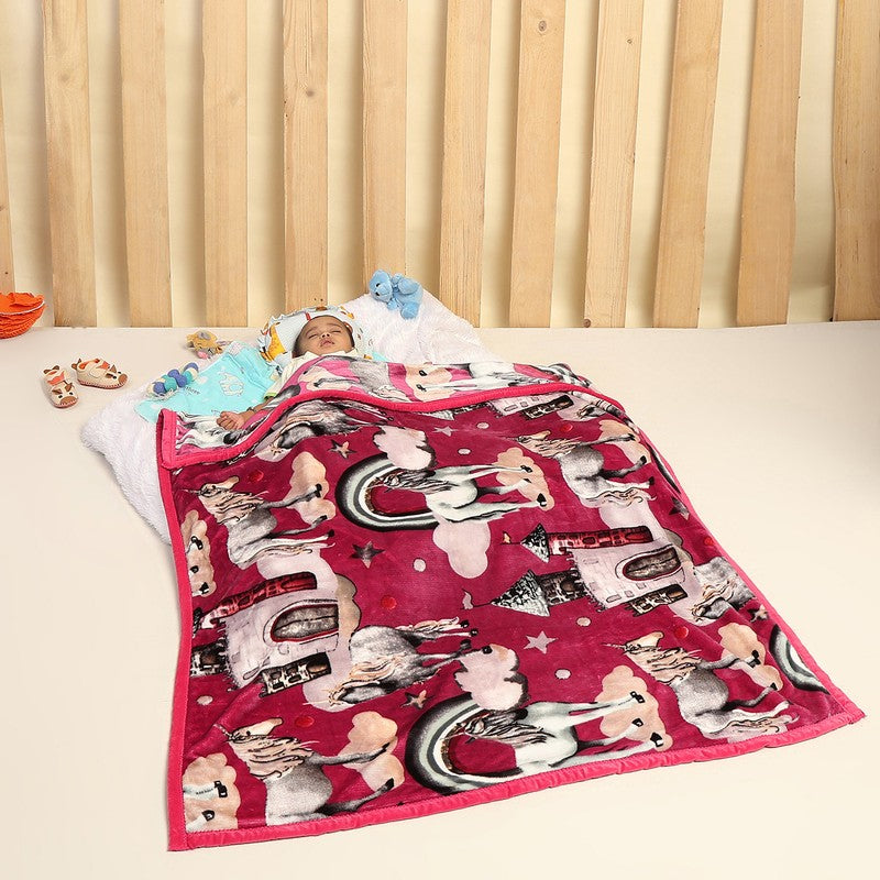 Monte Carlo Dreamy Unicorn Kids Blanket - 600 GSM