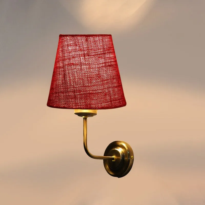 Lumoire Cone Metal Wall Lamp - Maroon media 6