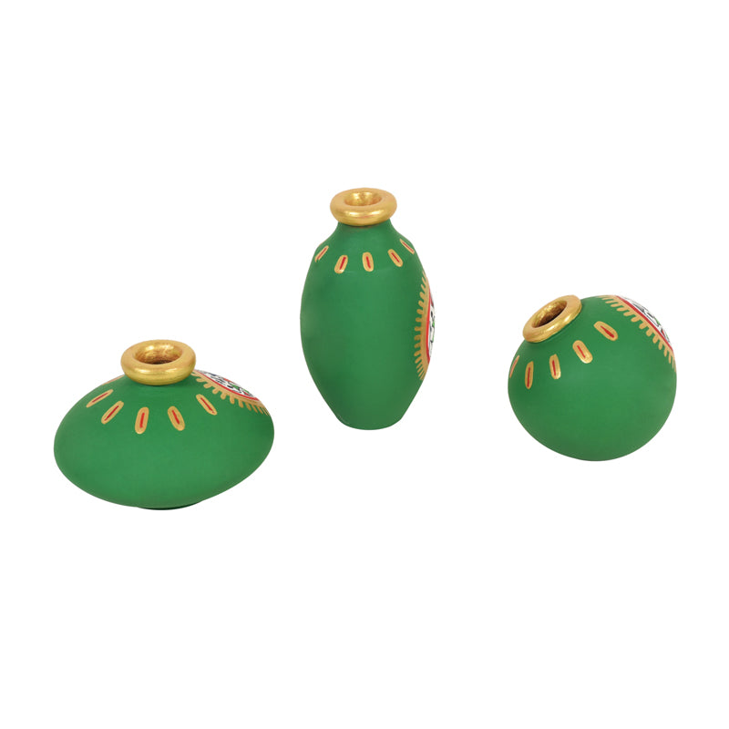Enjora Handpainted Vase - Set Of Three media 5